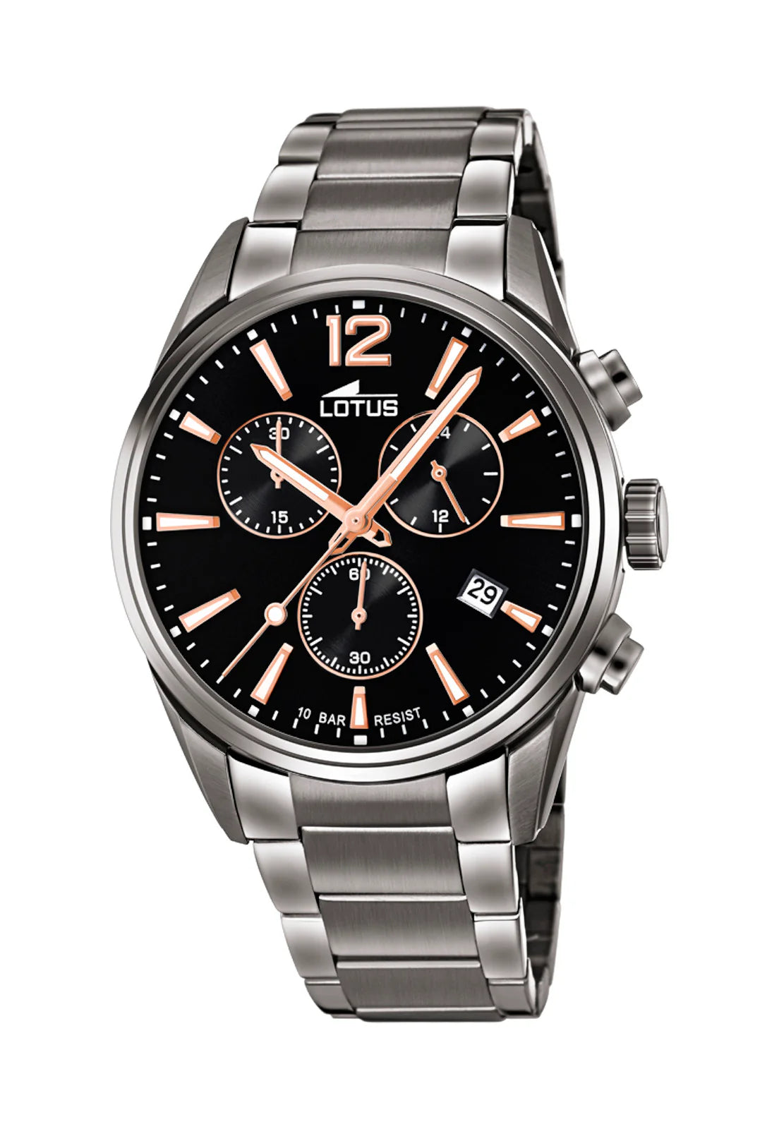 Reloj Lotus 18682/2 Hombre Chrono Plateado