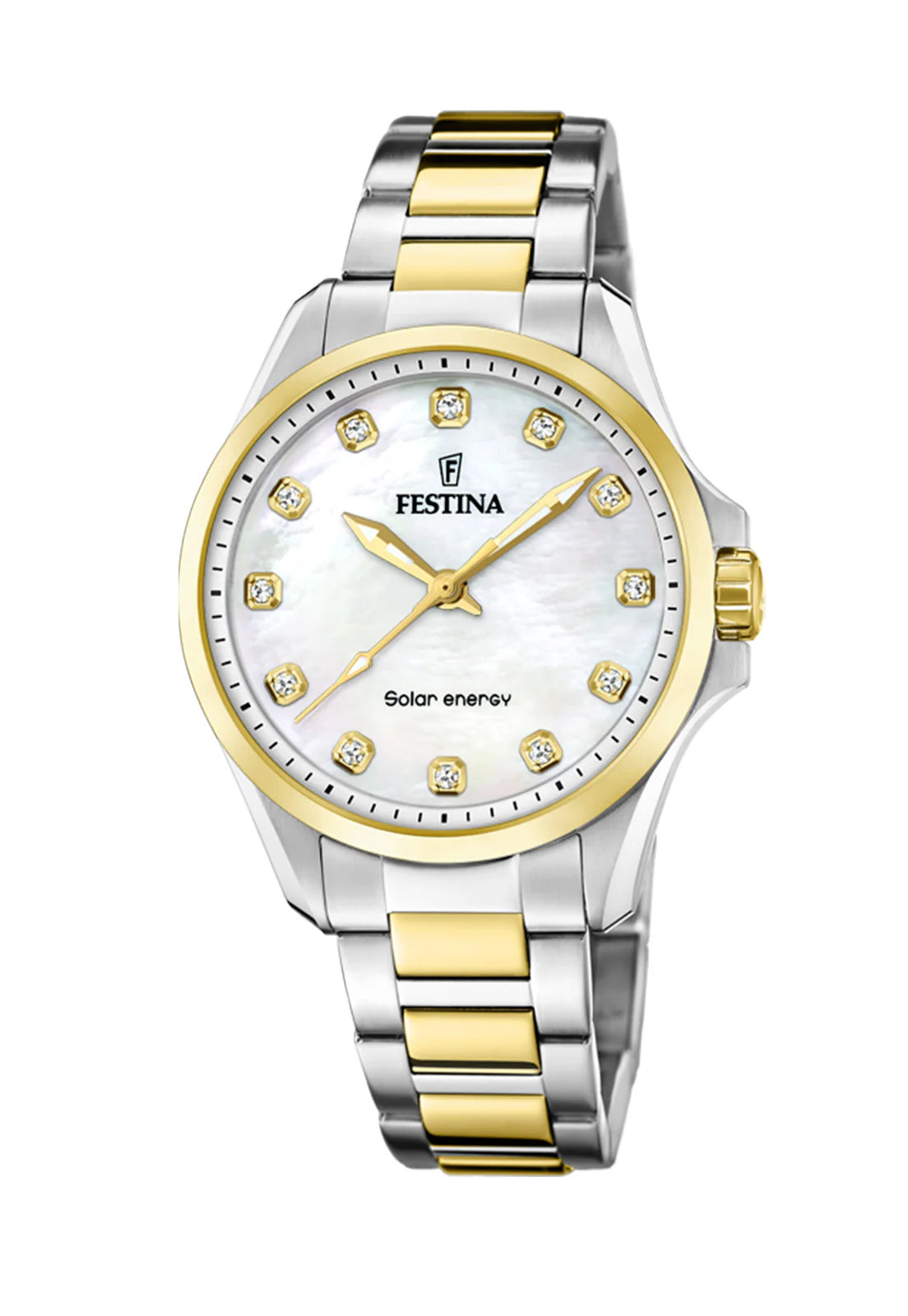 Reloj Festina F20655/1 Mujer Solar Energy Crema