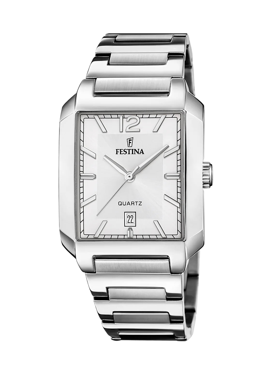 Reloj Festina F20677/2 Hombre On The Square Plateado
