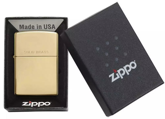 Encendedor Zippo Hish Polish Brass 254