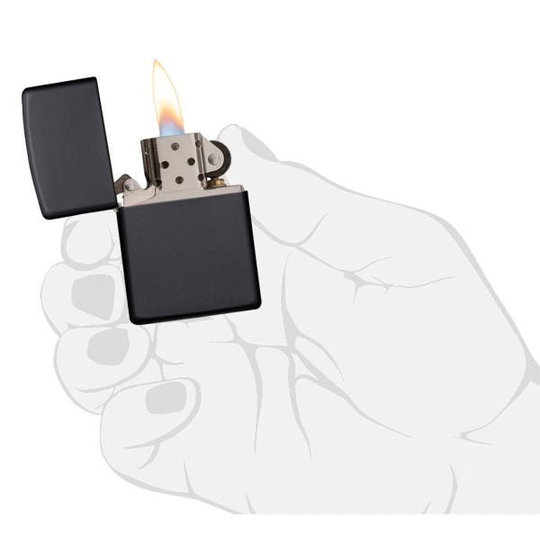 Encendedor Zippo Regular Black Matte 218