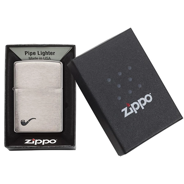 Encendedor Zippo Pipe Brushed Chrome 200PL