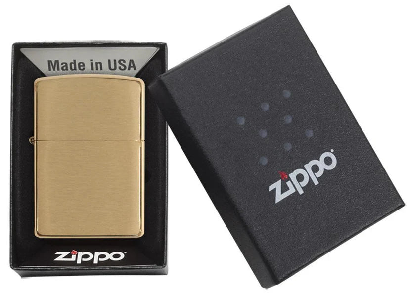 Encendedor Zippo Classic Brushed Brass 204B