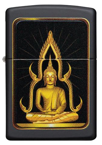 Encendedor Zippo Black Matte Buddha 29836