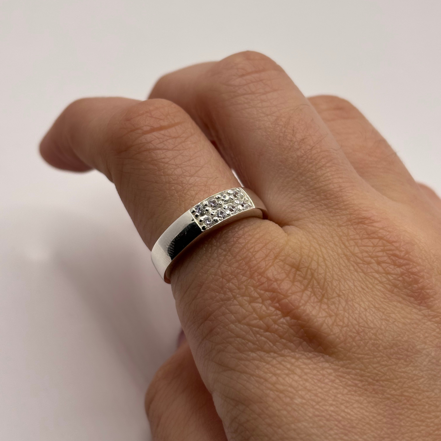 Anillo de Plata 925 Mujer Circones (Talla 13)
