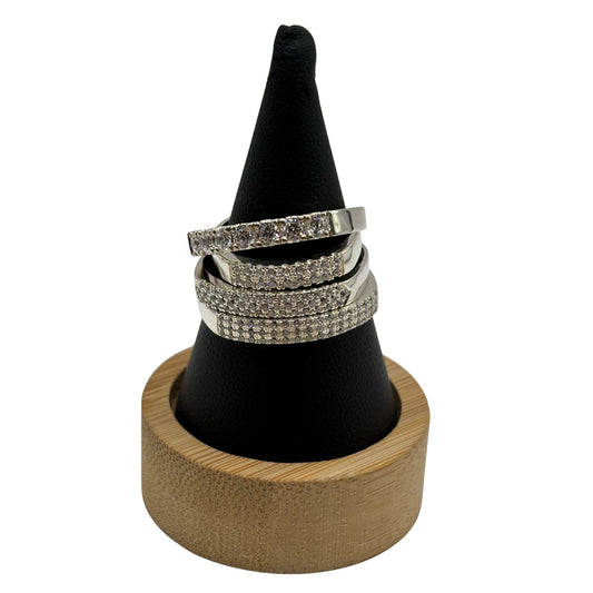 Anillo Medio Cintillo en Plata 925 | Hechos a Mano en Acron