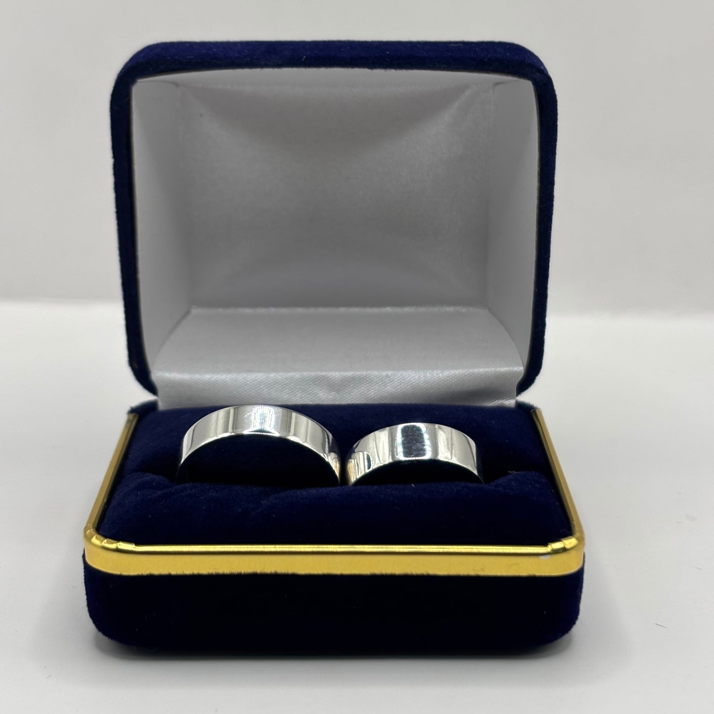 Par de Argollas de Compromiso "Destino" Personalizable en Plata 925