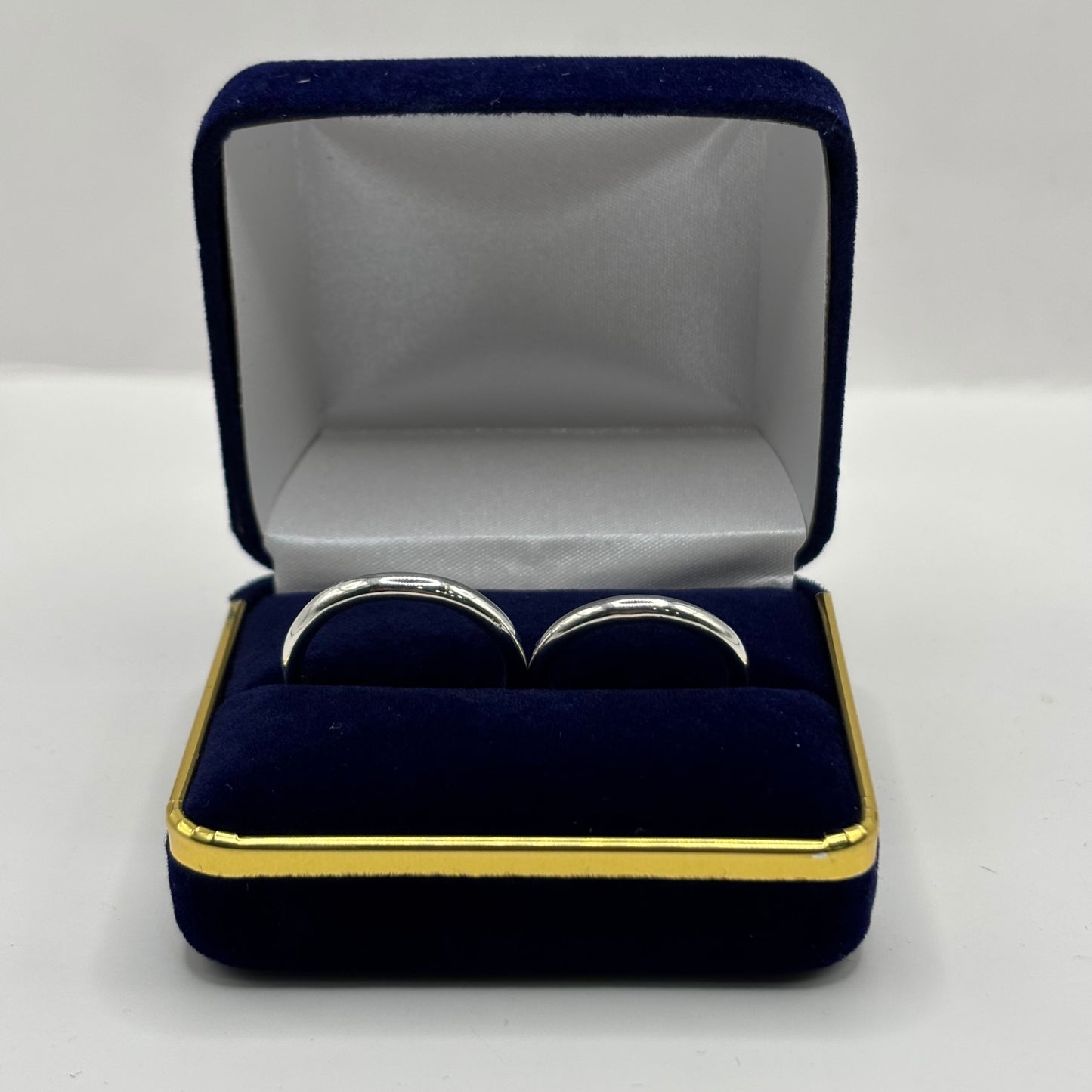 Par de Argollas de Compromiso "Conexión" Personalizable en Plata 925