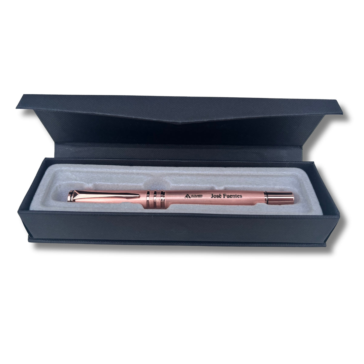 Bolígrafo Roller Encobrizado Personalizado con Estuche Premium