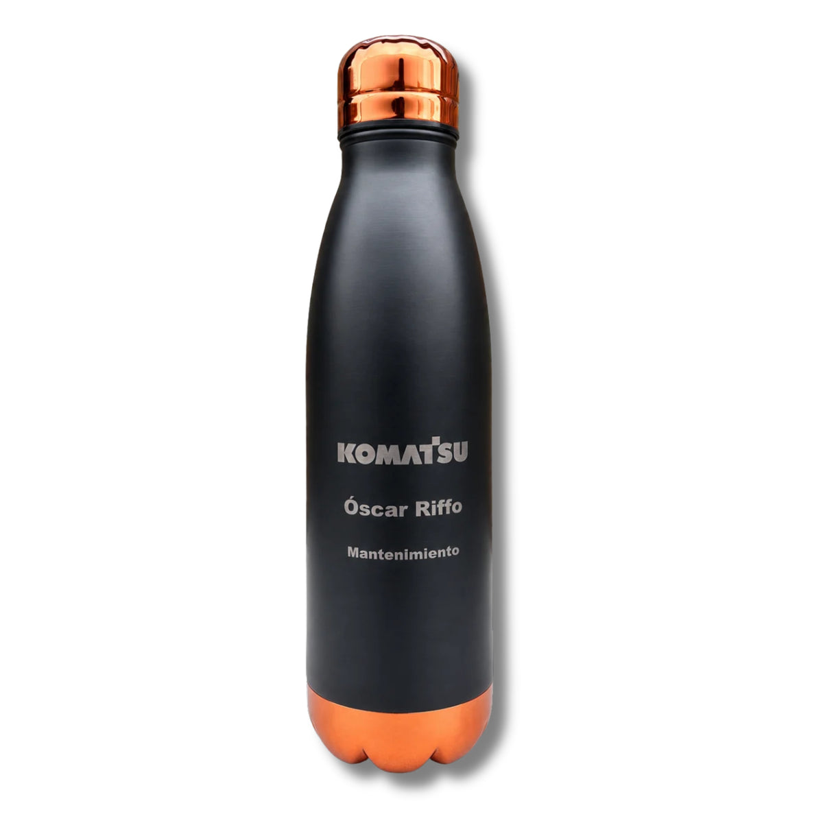 Botella Térmica Encobrizada Grabado Personalizado | 500 mL