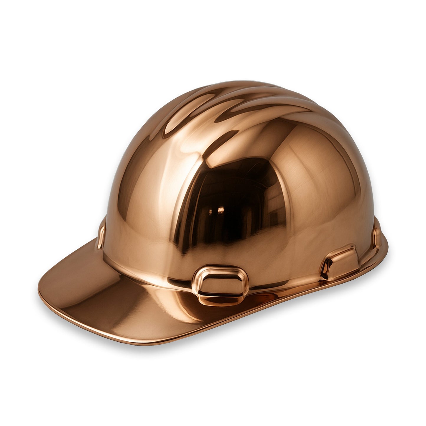 Casco Minero Zamak Encobrizado Miniatura Decorativa