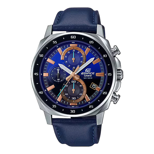 Reloj Casio Edifice EFV-600L-2AV Azul y Negro