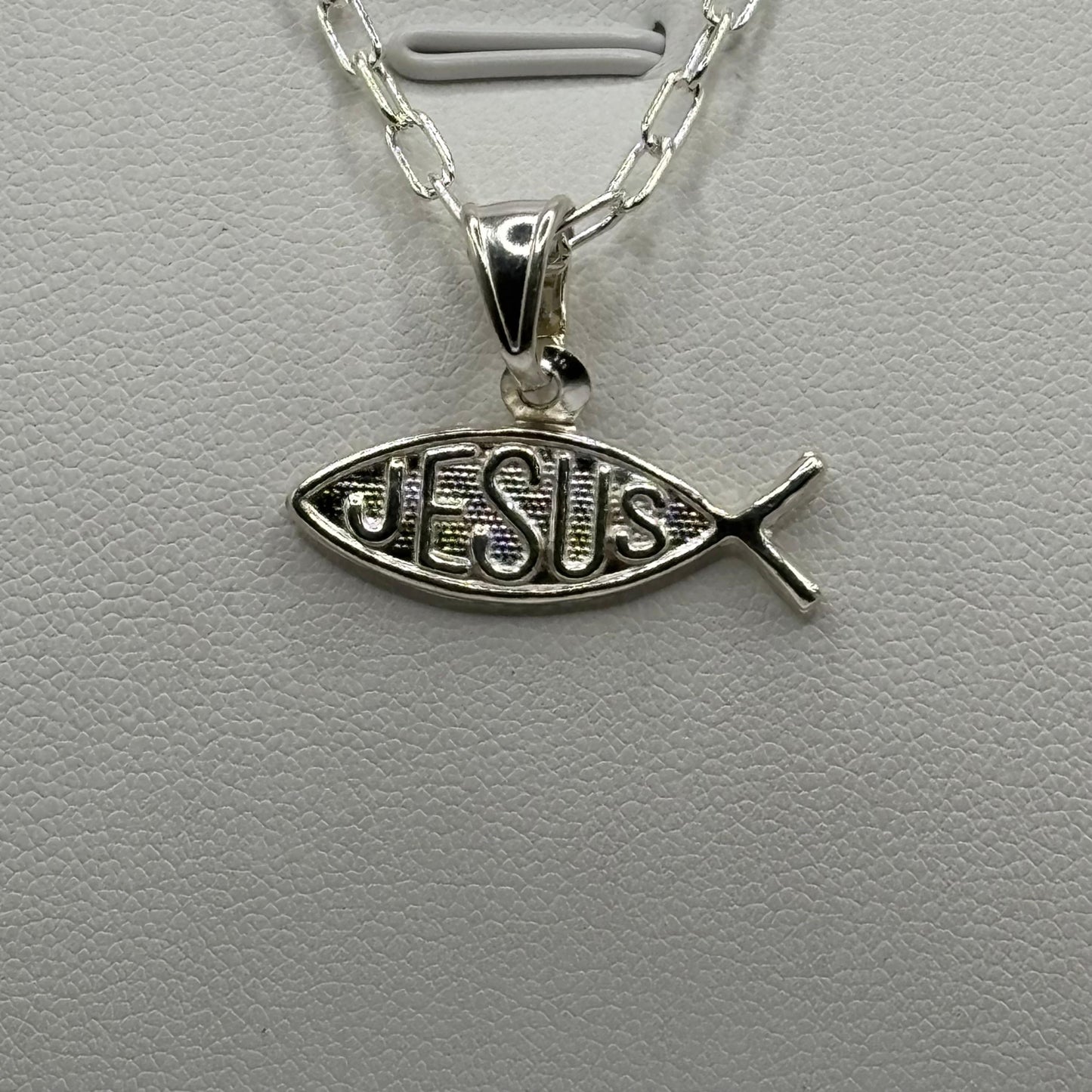 Colgante Pez de Jesús (Ichthys) en Plata 925