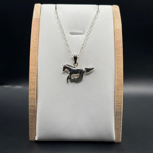Colgante Caballo Galopando en Plata 925