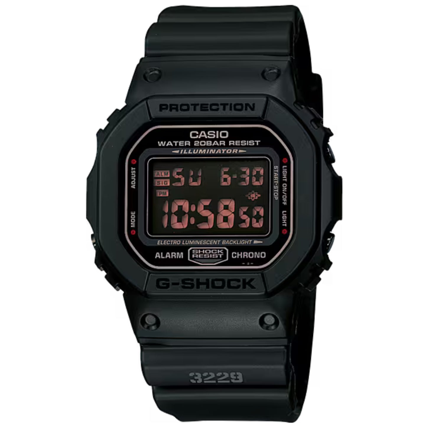 Reloj Casio G-SHOCK DW-5600MS-1 Negativo