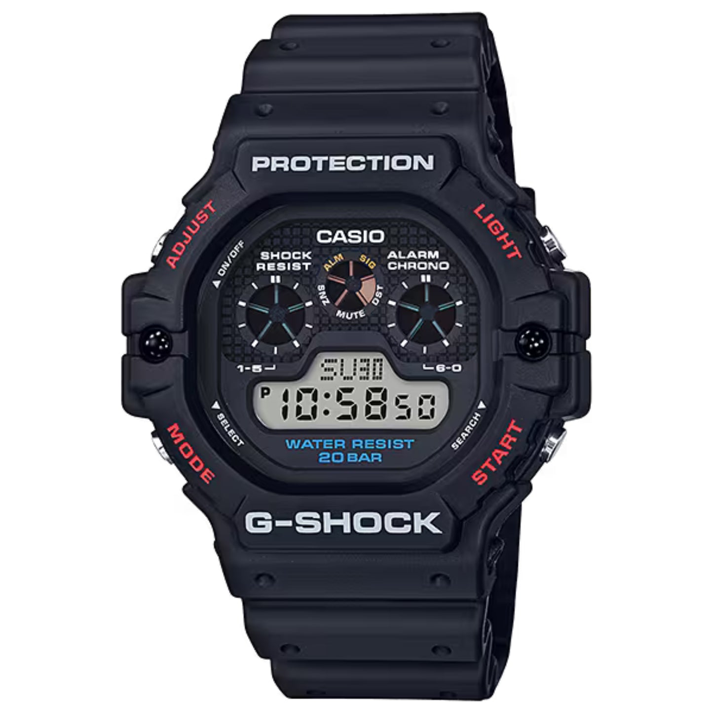 Reloj Casio G-SHOCK DW-5900-1 Negro Negativo