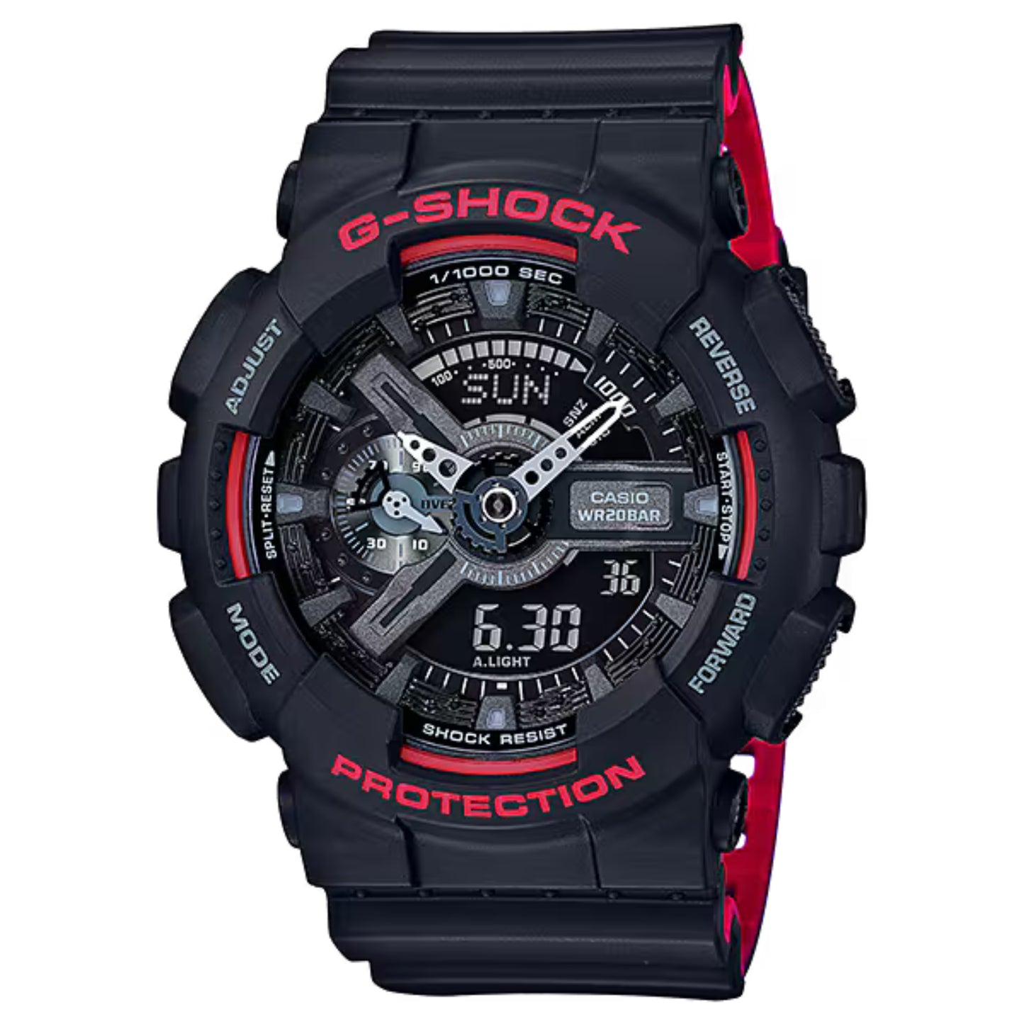 Reloj Casio G-SHOCK GA-110HR-1A Negro Rojo
