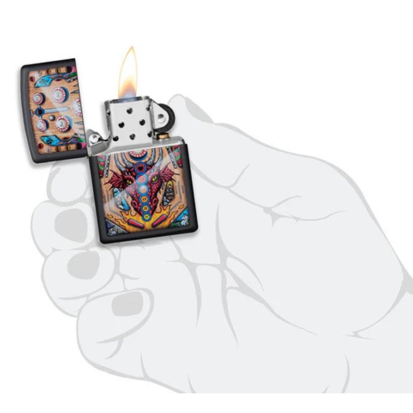 Encendedor Zippo 218 Pinball Design