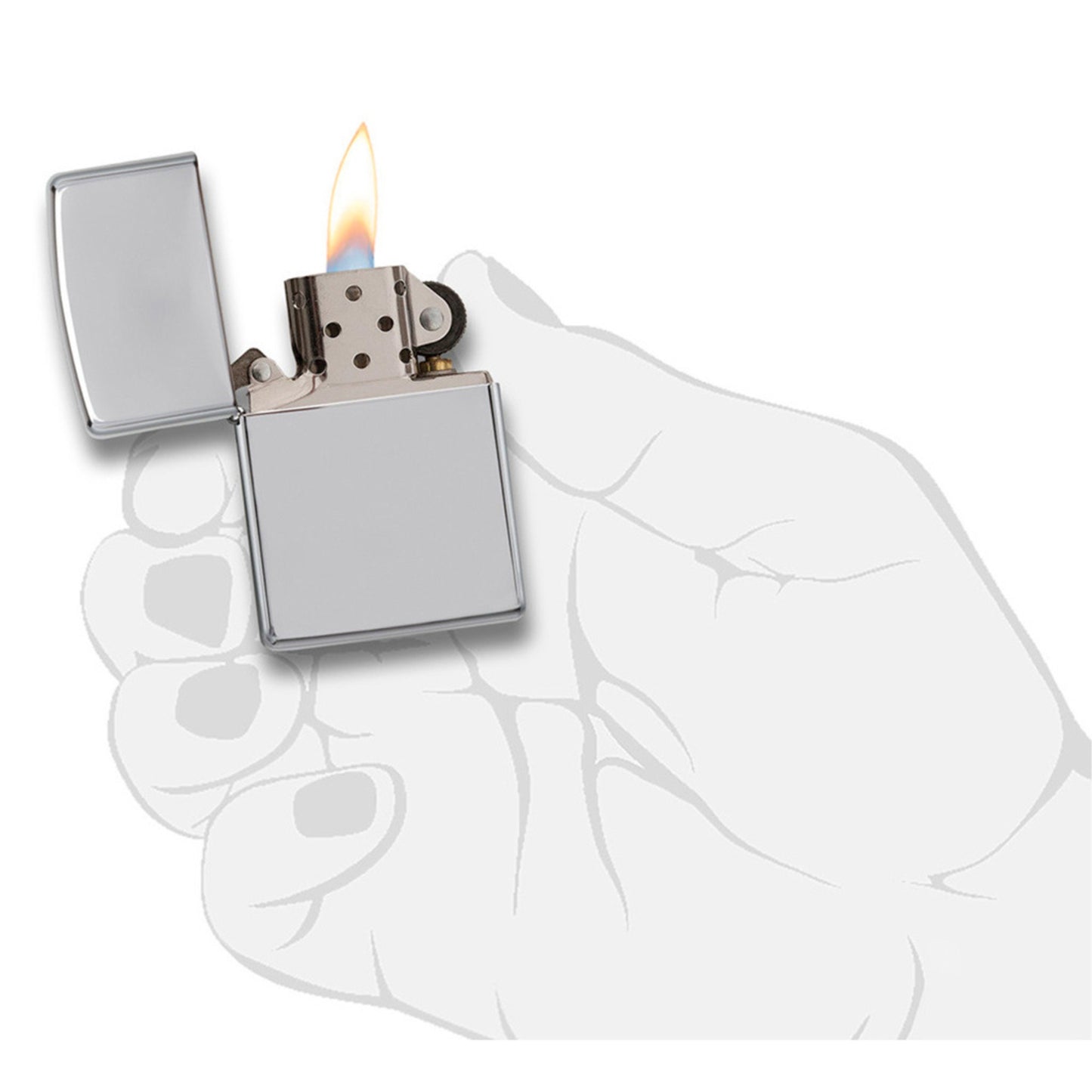 Encendedor Zippo 250 Classic High Polish Chrome