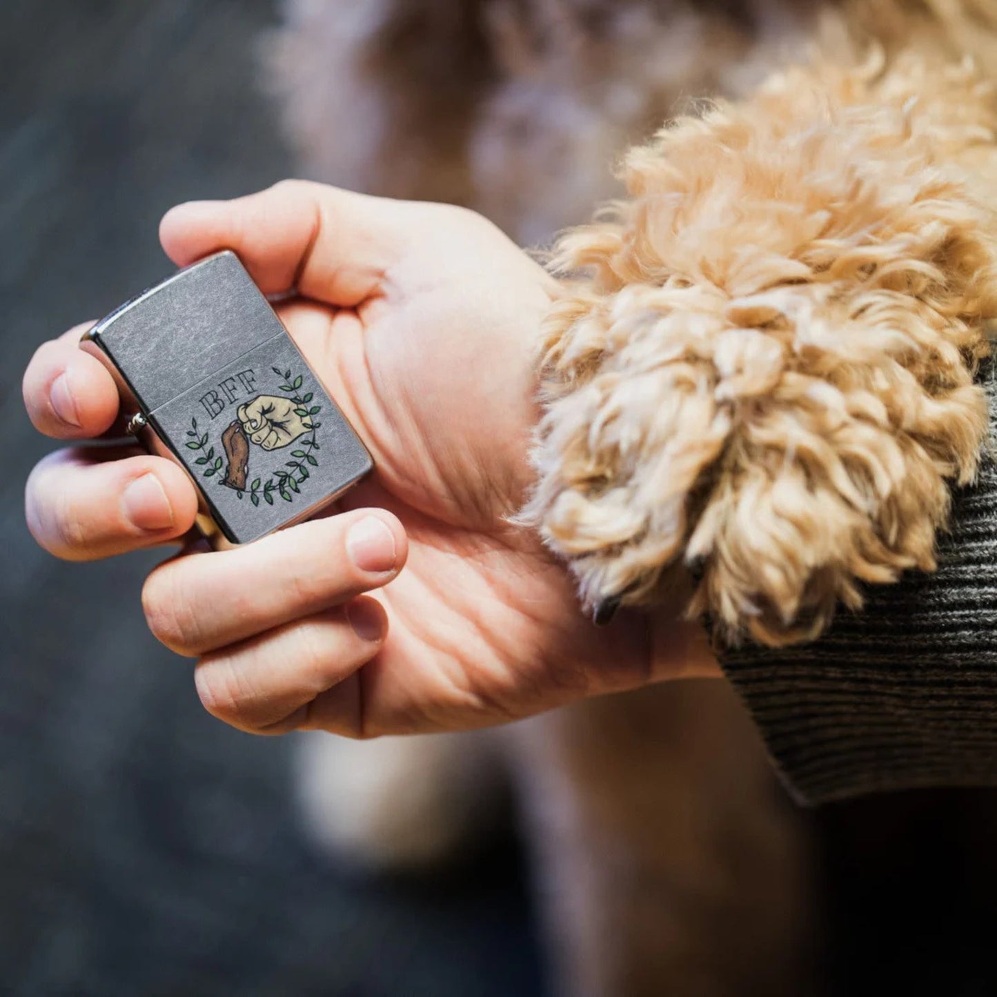 Encendedor Zippo Paw Bump Design 207