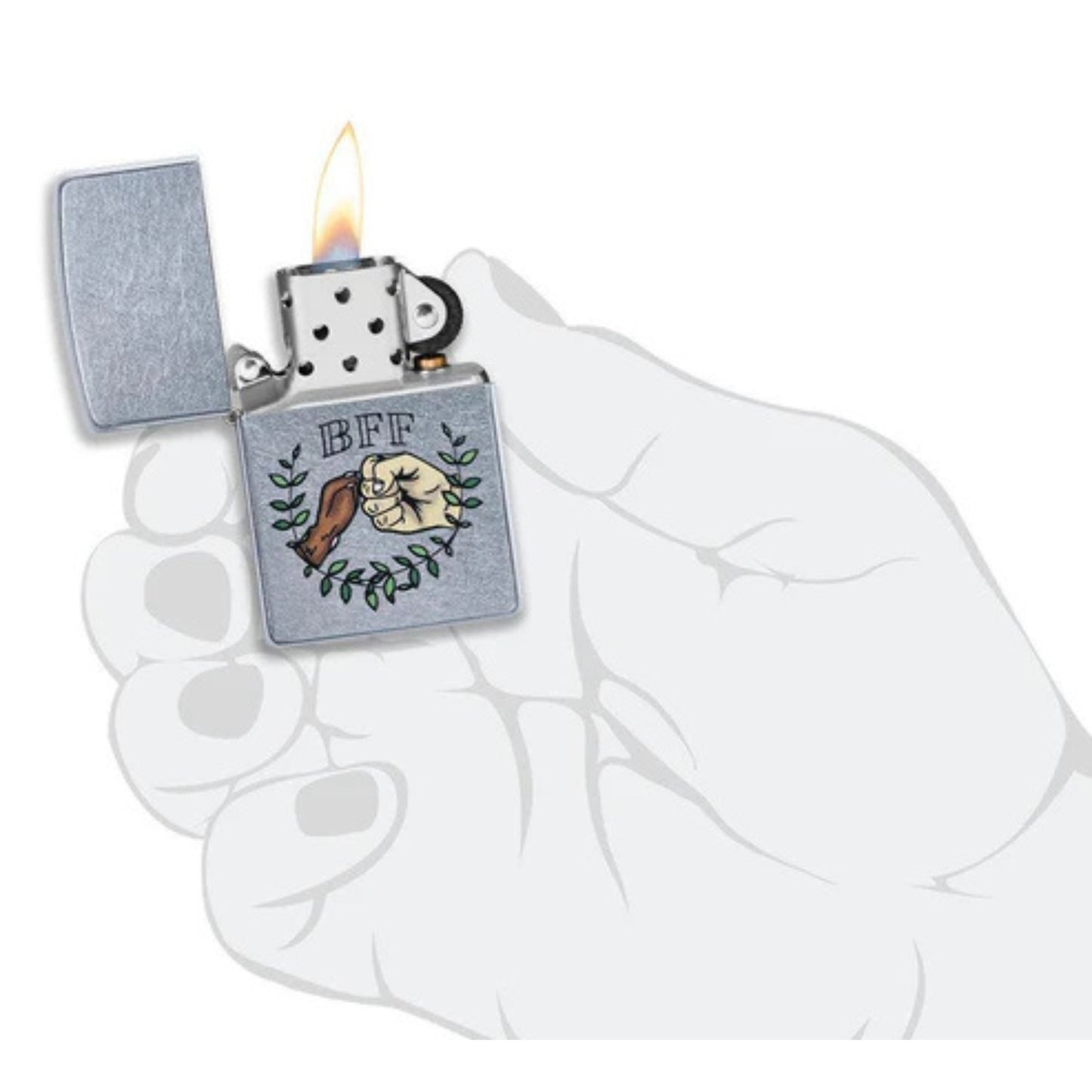 Encendedor Zippo Paw Bump Design 207