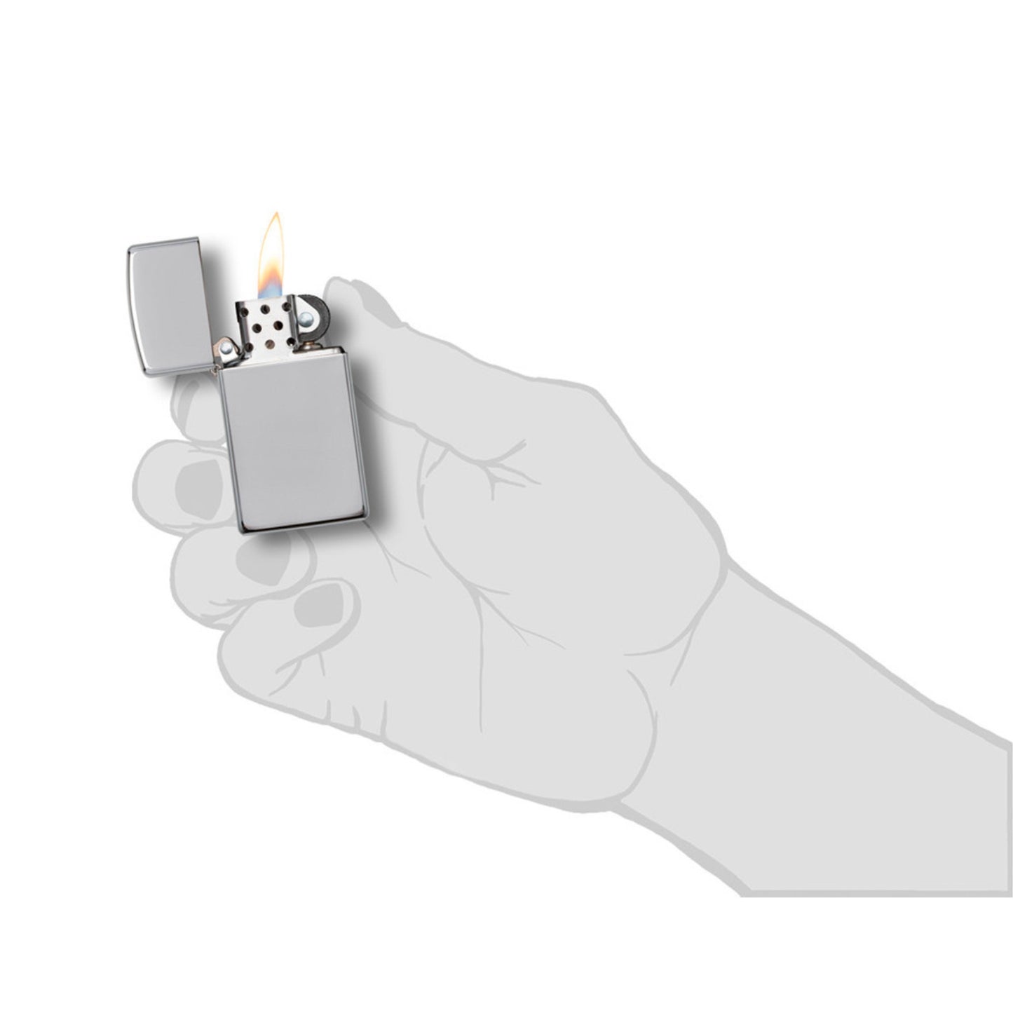 Encendedor Zippo 1610 Slim® High Polish Chrome