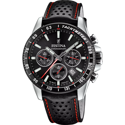 Reloj Festina F20561/4 Hombre Timeless Chronograph Negro