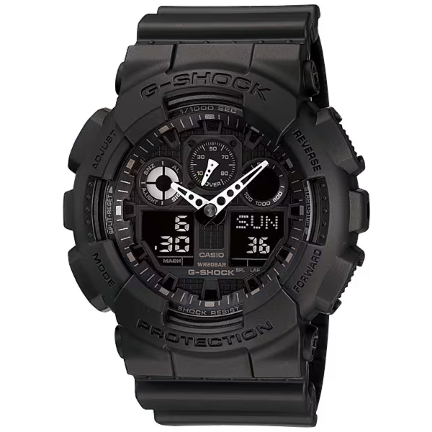 Reloj Casio G-SHOCK GA-100-1A1 Negro Negativo