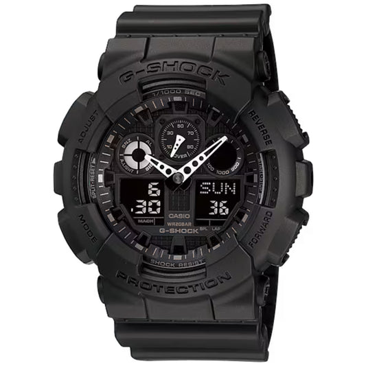 Reloj Casio G-SHOCK GA-100-1A1 Negro Negativo