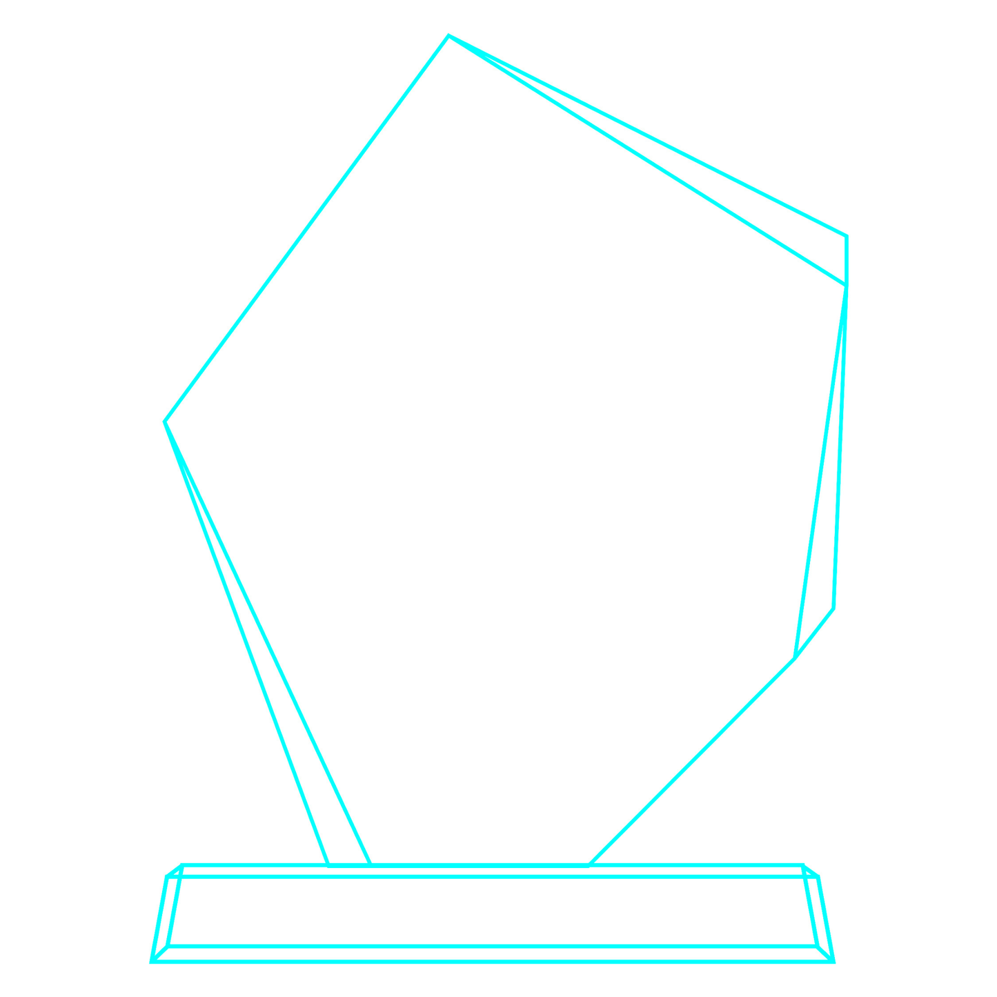 Galvano de Cristal CTA-20 Grabado Láser Personalizado