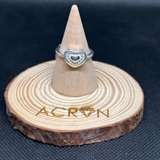 Anillo de Plata Corazón