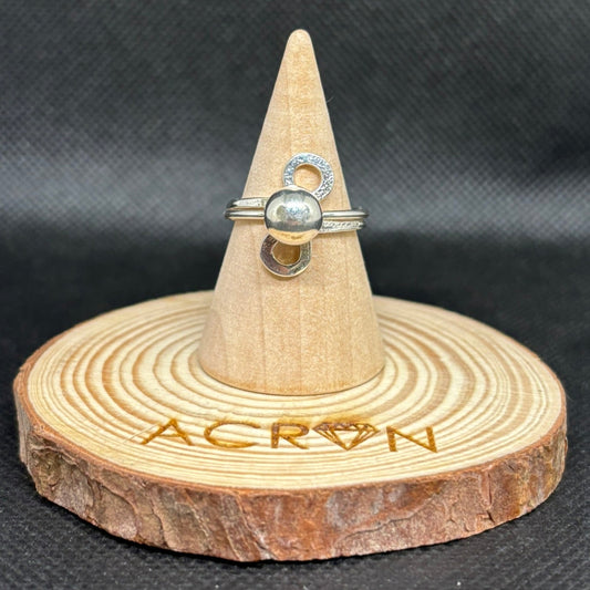 Anillo de Plata Esfera Mujer
