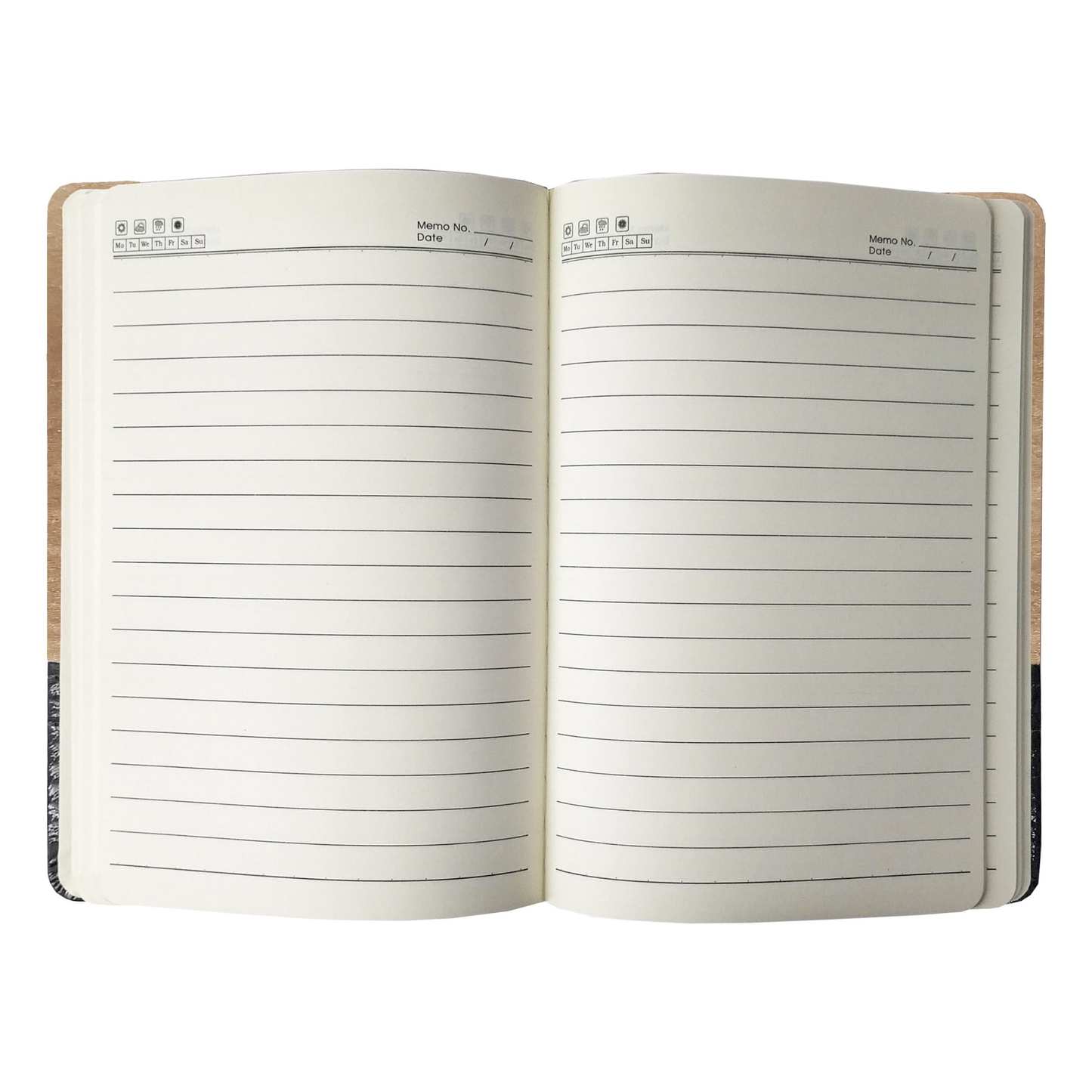 Libreta Minería Bicolor Cobre y Negro Grabado Personalizado