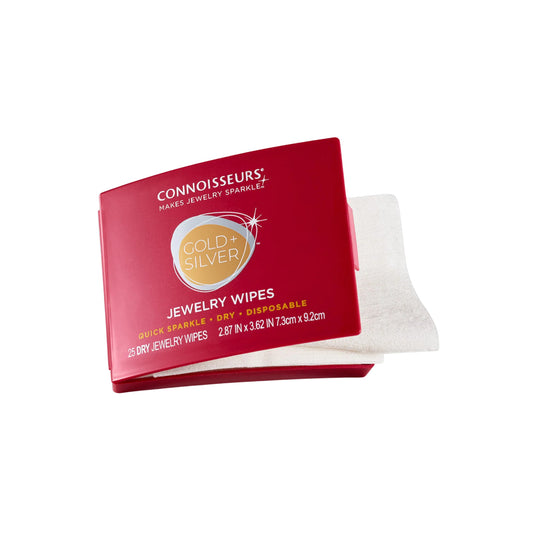 Connoisseurs Jewerly Wipes - Paños de Limpieza para Oro y Plata 25 un.