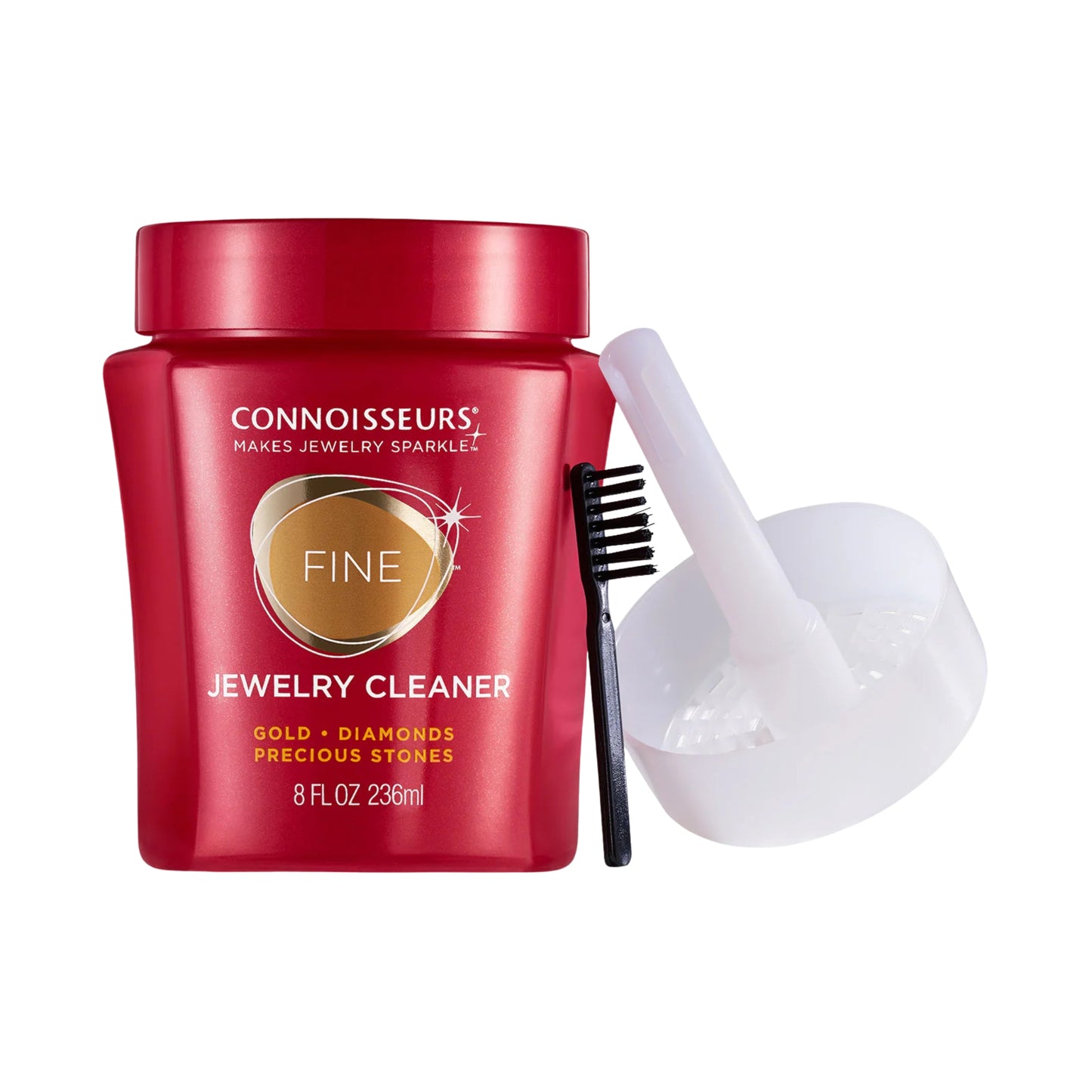 Connoisseurs Fine Jewelry Cleaner 236 ml – Limpiador para Joyas de Oro