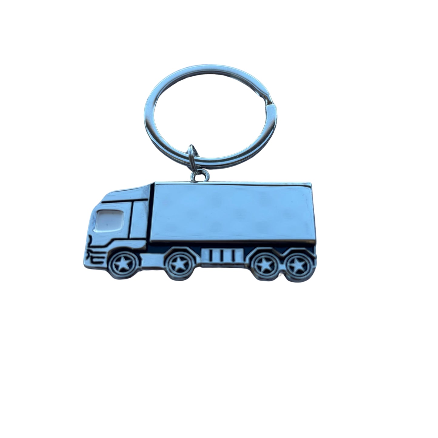 Llavero Camión de Carga Metálico Grabado Personalizado