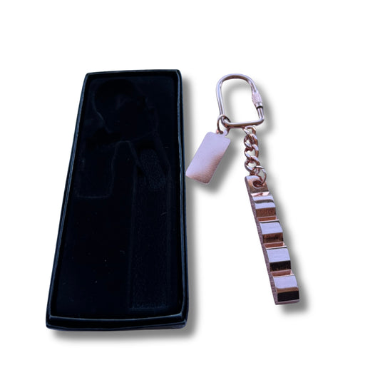 Pack 50 Llaveros Lingote de Cobre Grabado Personalizado