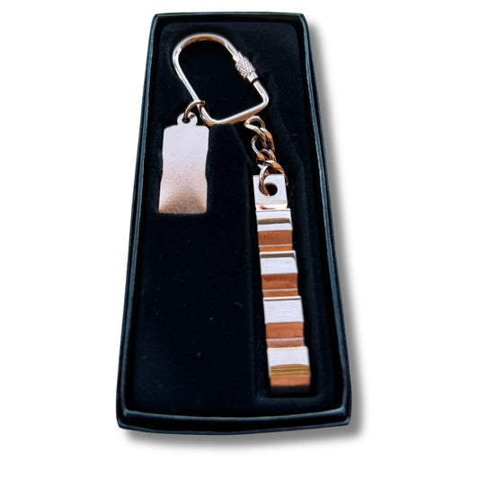 Llavero Lingote de Cobre Grabado Personalizado