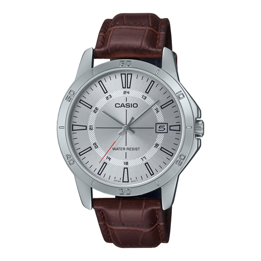 Reloj Casio MTP-V004L-7C Hombre Cuero