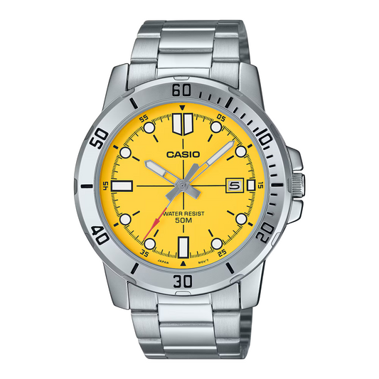 Reloj Casio MTP-VD01D-9E Hombre Amarillo