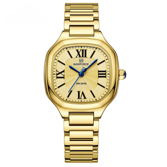 Reloj Naviforce NF5042-1 Dorado Números Romanos