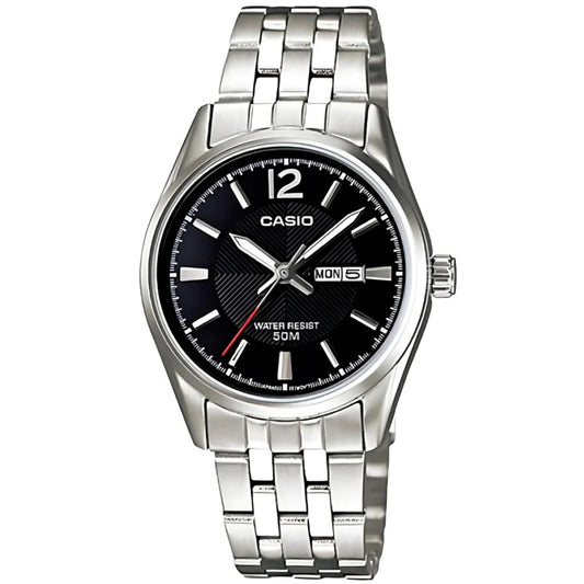 Reloj Casio Mujer LTP-1335D-1A Análogo Esfera Negra