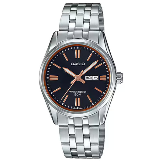 Reloj Casio Mujer LTP-1335D-1A2 Análogo Esfera Negra