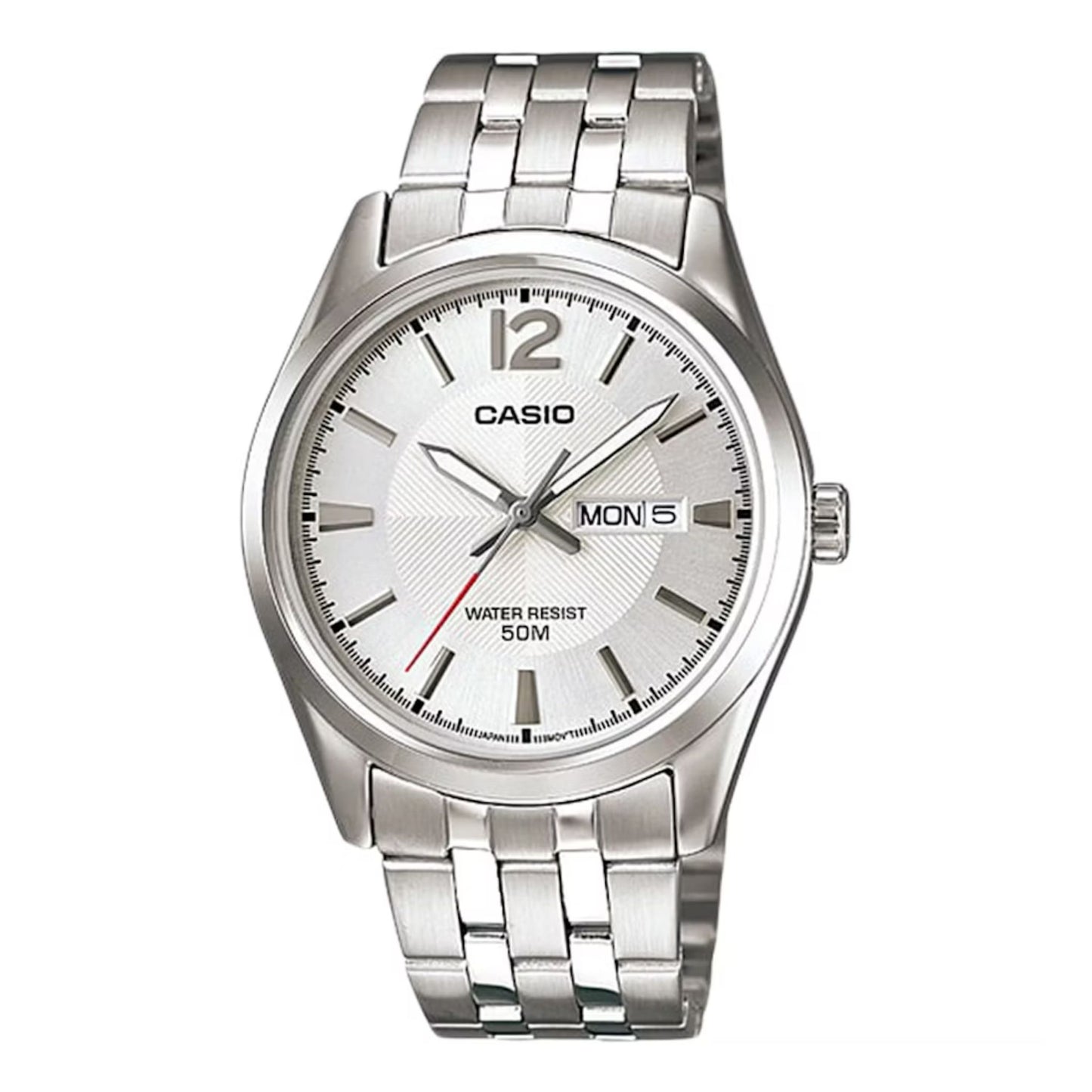 Reloj Casio Hombre MTP-1335D-7A Plateado Acero