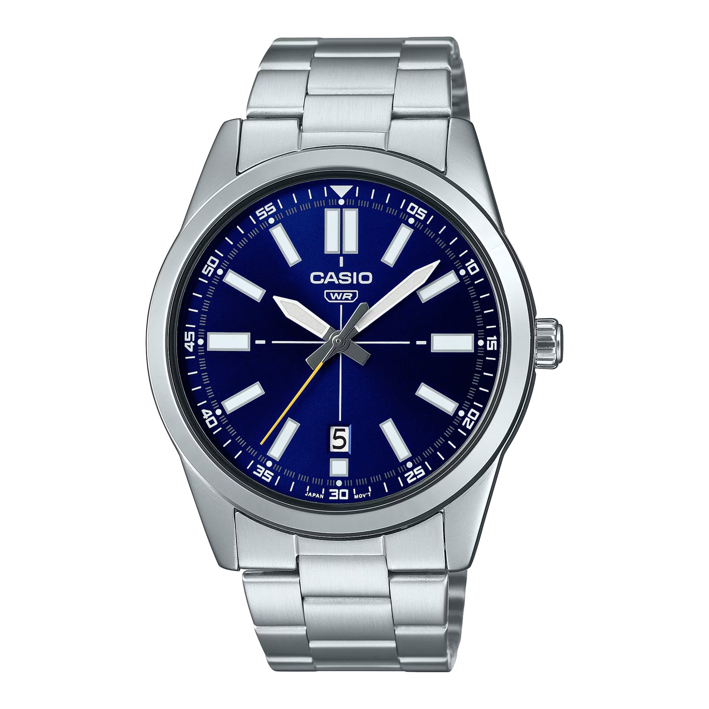 Reloj Casio Hombre MTP-VD02D-2E Azul Correa de Acero