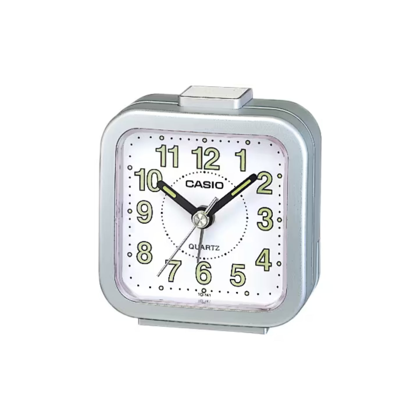 Reloj Despertador Casio TQ-141-8 Analógico Cuadrado Gris