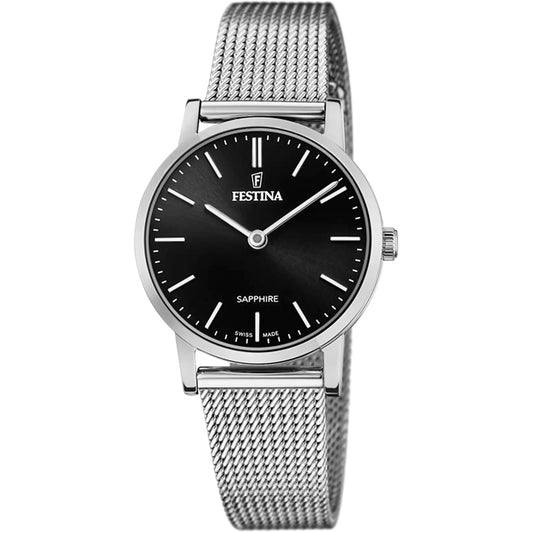 Reloj Festina Mujer F20015/3 Swiss Made Plateado