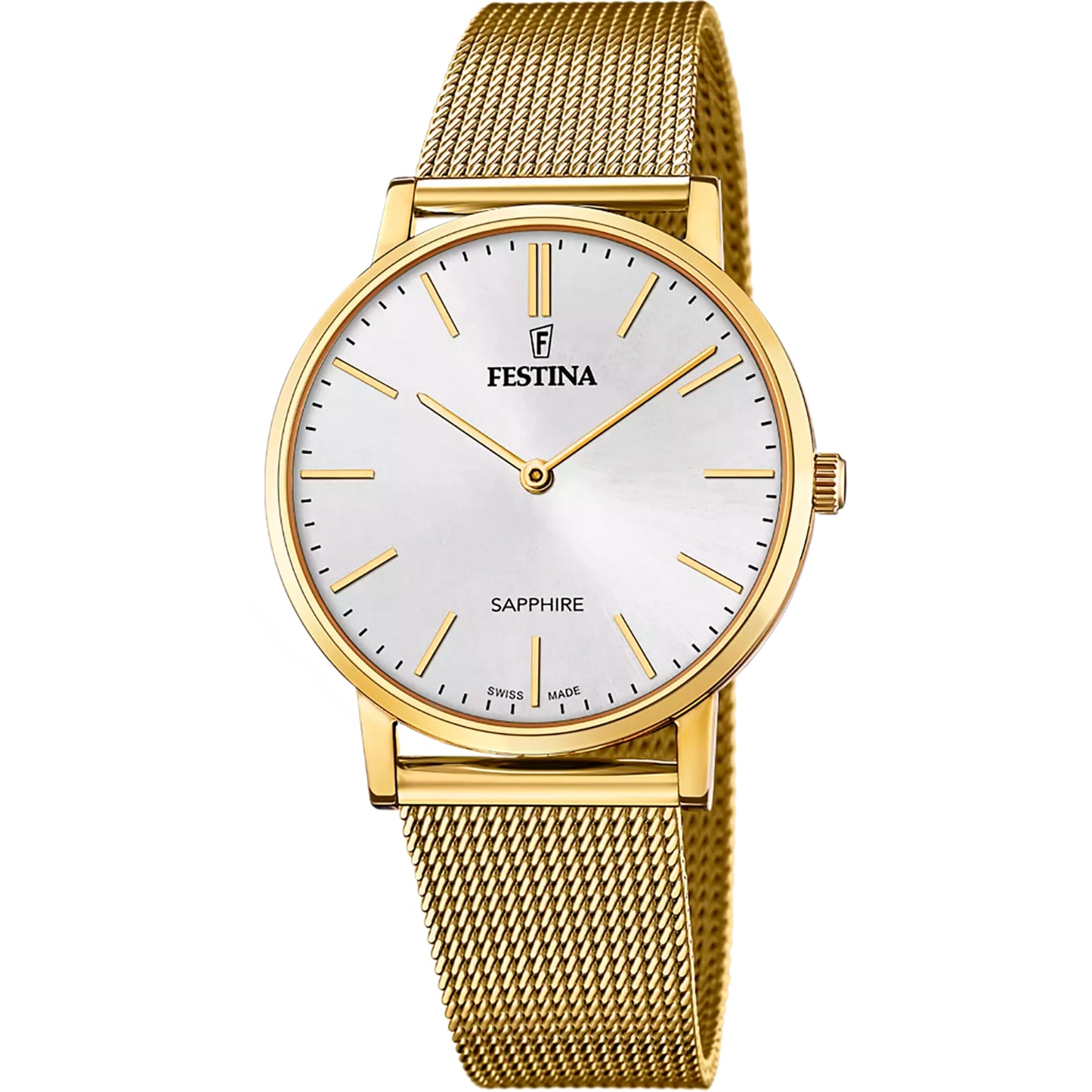 Reloj Festina Hombre F20022/1 Swiss Made Dorado