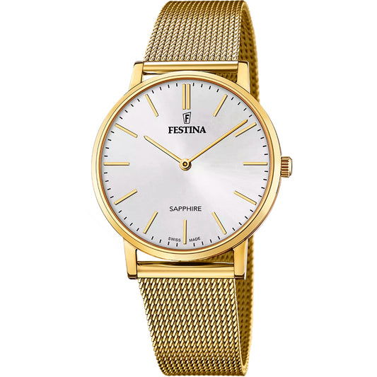Reloj Festina Hombre F20022/1 Swiss Made Dorado