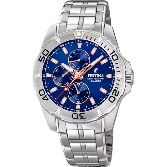 Reloj Festina Hombre F20445/5 Multifunción Azul